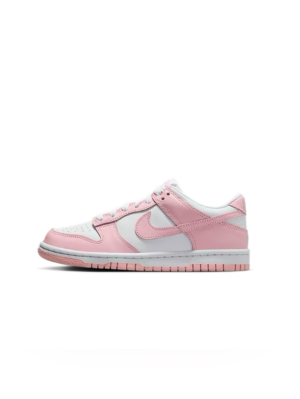 Nike Dunk Low 'White Medium Soft Pink' Big Kids'